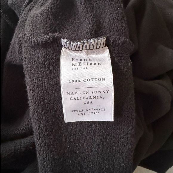 Frank & Eileen Black Long Sleeve Izzie sweatshirt party Dress - Picture 7 of 7